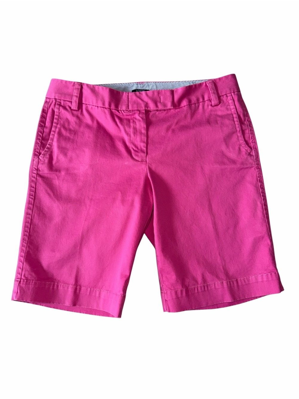 J. Crew Pink City Fit Chino Bermuda Shorts size 8 - Picture 2 of 8
